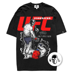 Warren Lotas Jean Silva UFC Fight T-Shirt - Black