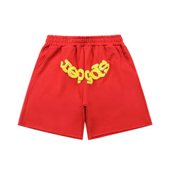 Sp5der shorts American trendy ins niche versatile sweet spider web 555 digital design cartoon summer pants (4)