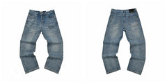 Gallery Dept Light‑Blue Text Logo Washed Jeans