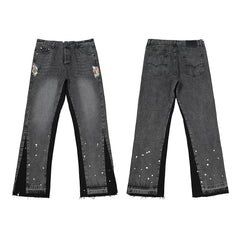 Gallery Dept Dark‑Wash Side‑Trim Patch Jeans
