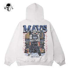 Warren Lotas Mavs Stadium Skull Hoodie - White