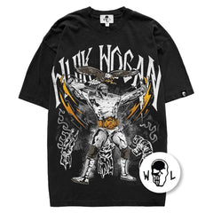 Warren Lotas Hulk Hogan Wrestling T-Shirt - Black
