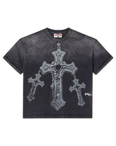 Vale Forever Pierced Tee Black
