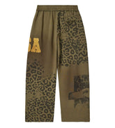 Vale Forever Safari Sweatpants — Olive / Leopard