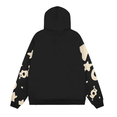 Sp5der Star Print Tracksuit — Black