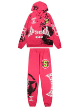 Sp5der SP-55 Team Tracksuit — Hot Pink