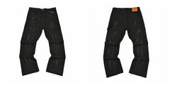 Gallery Dept Black Splatter Paint Graffiti Jeans
