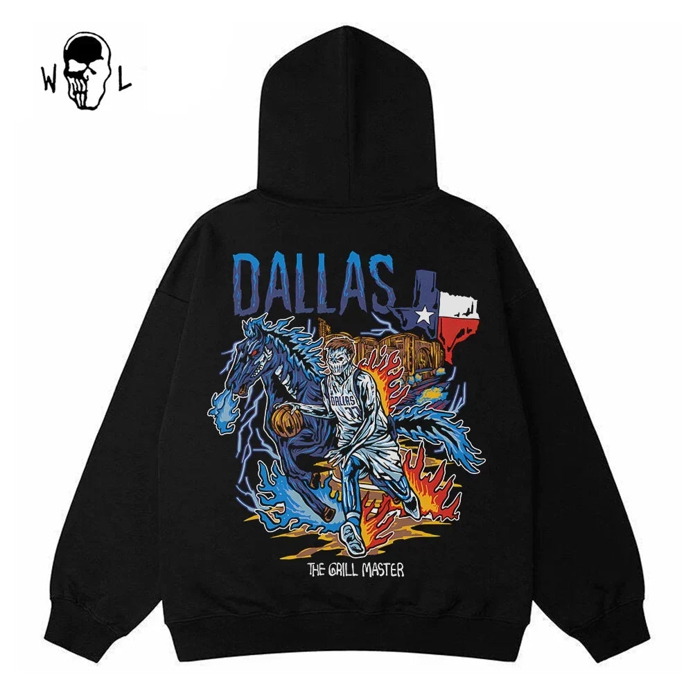 Warren Lotas Dallas The Grill Master Hoodie - Black