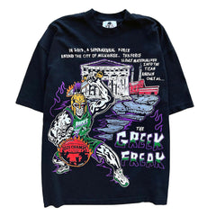 Warren Lotas "The Greek Freak" Basketball T-Shirt - Black