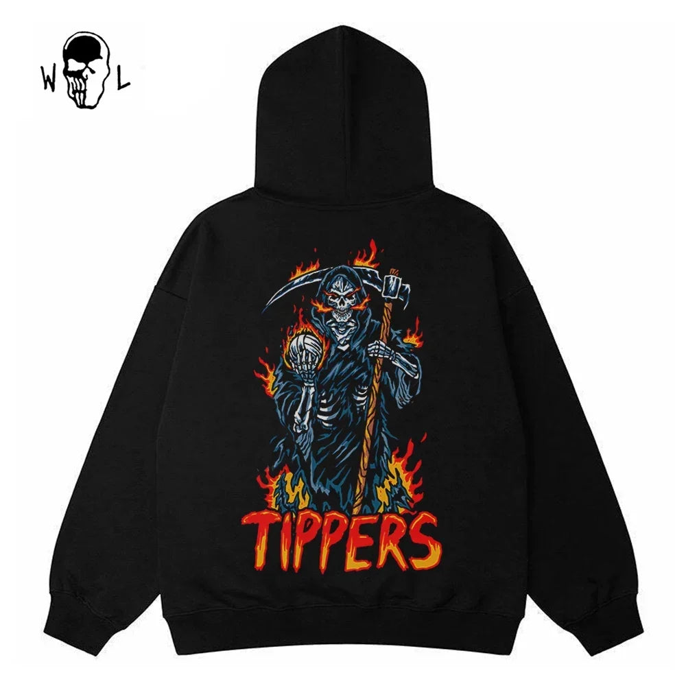 Warren Lotas Tippers Reaper Hoodie - Black