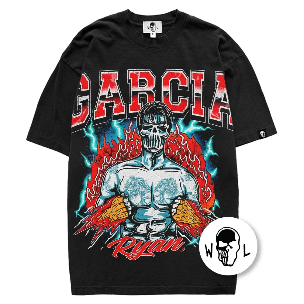 Warren Lotas Ryan Garcia Masked Boxer T-Shirt - Black