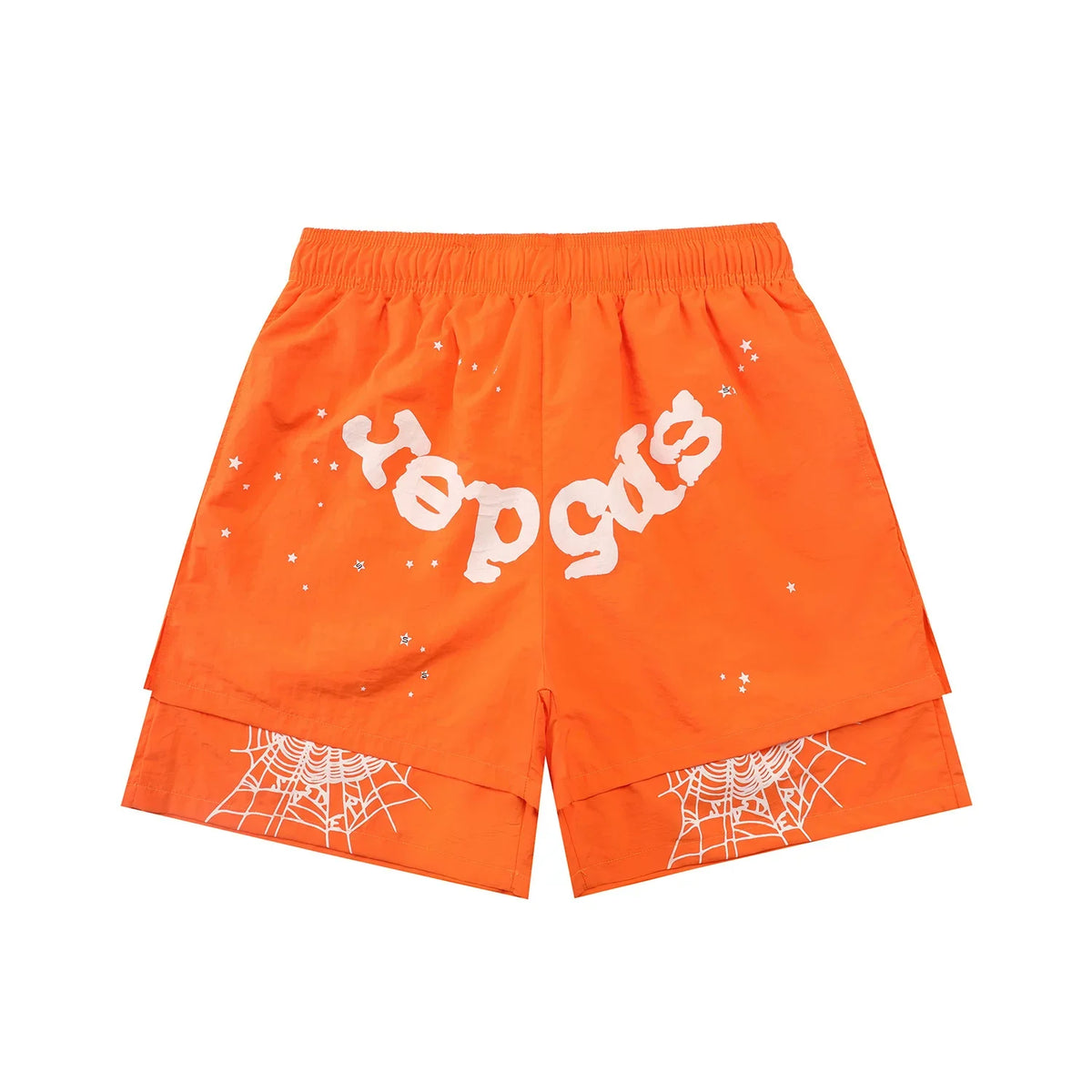 Sp5der shorts American trendy ins niche versatile sweet spider web 555 digital design cartoon summer pants (18)