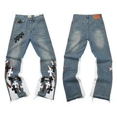 Gallery Dept Artwork Patchwork Flare Jeans