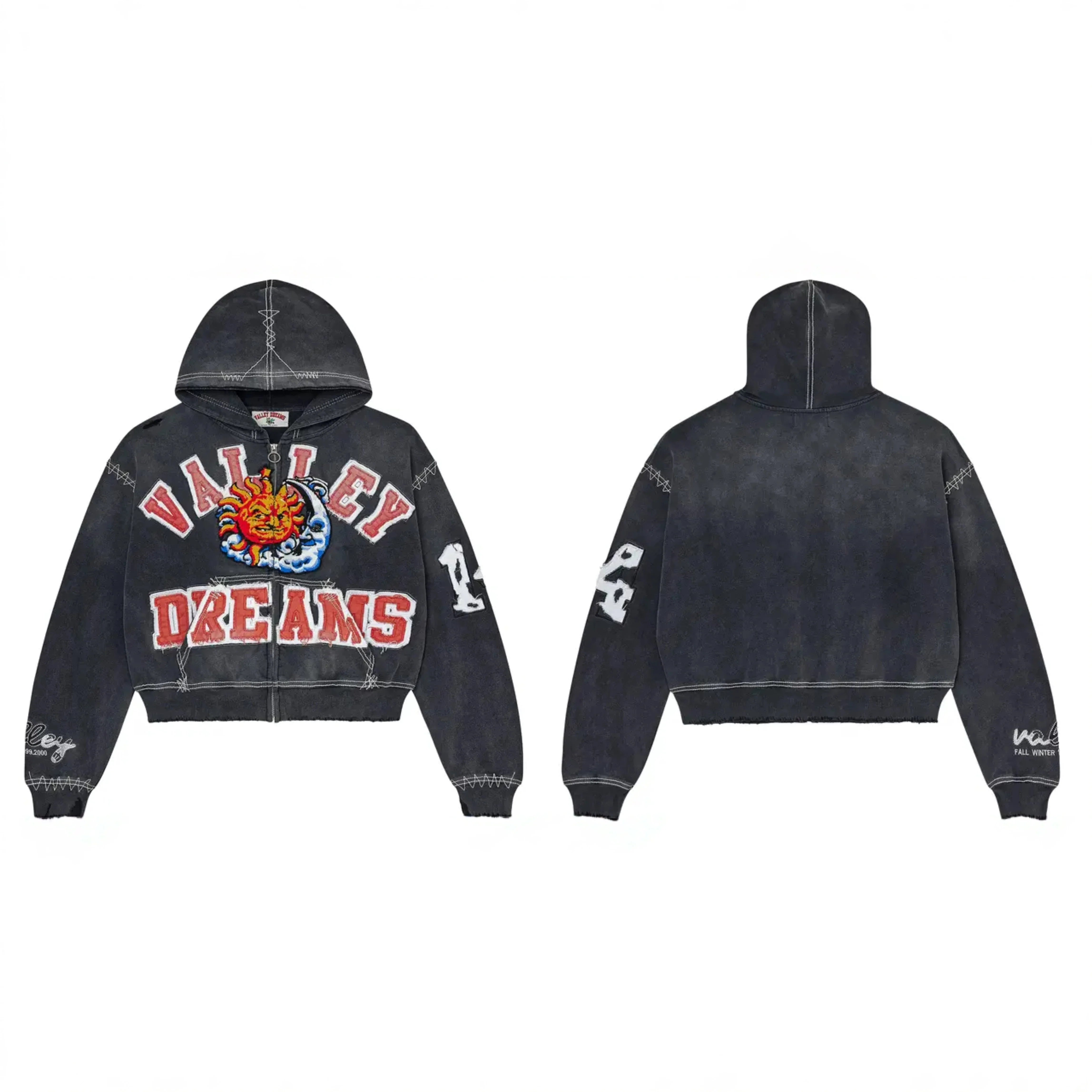 Vale Forever Classico Zip up Hoodie \ (18)