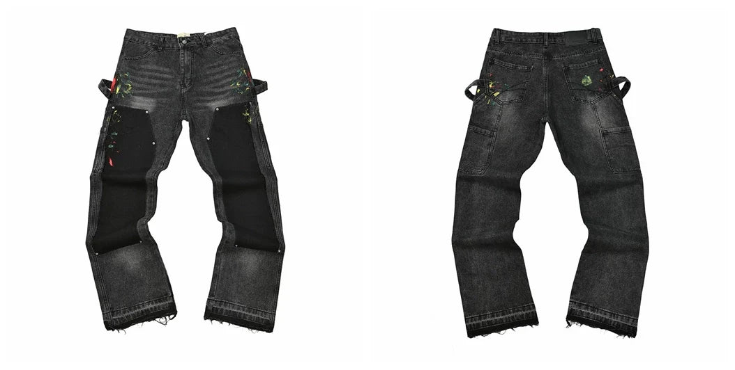 Gallery Dept Multi‑Fabric Patchwork Carpenter Jeans