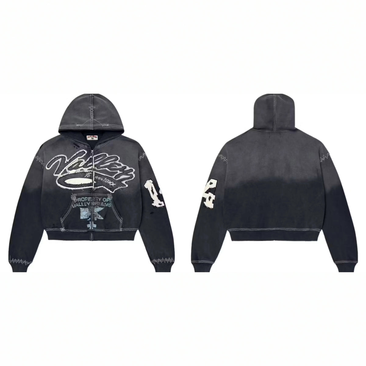 Vale Forever Classico Zip up Hoodie \ (13)