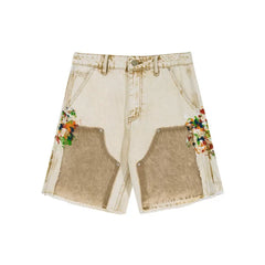 Gallery Dept Beige Multi‑Patch Floral Shorts