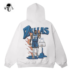 Warren Lotas Dallas #11 Court Shooting Hoodie - White