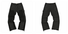 Gallery Dept Full‑Panel Patchwork Black Carpenter Jeans