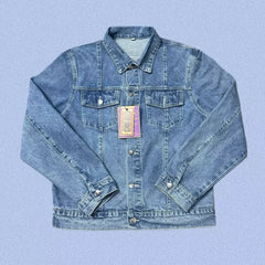Corteiz Heavyweight Denim Jacket - Light Blue
