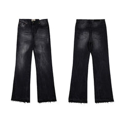 Gallery Dept Black Gradient‑Wash Flare Jeans