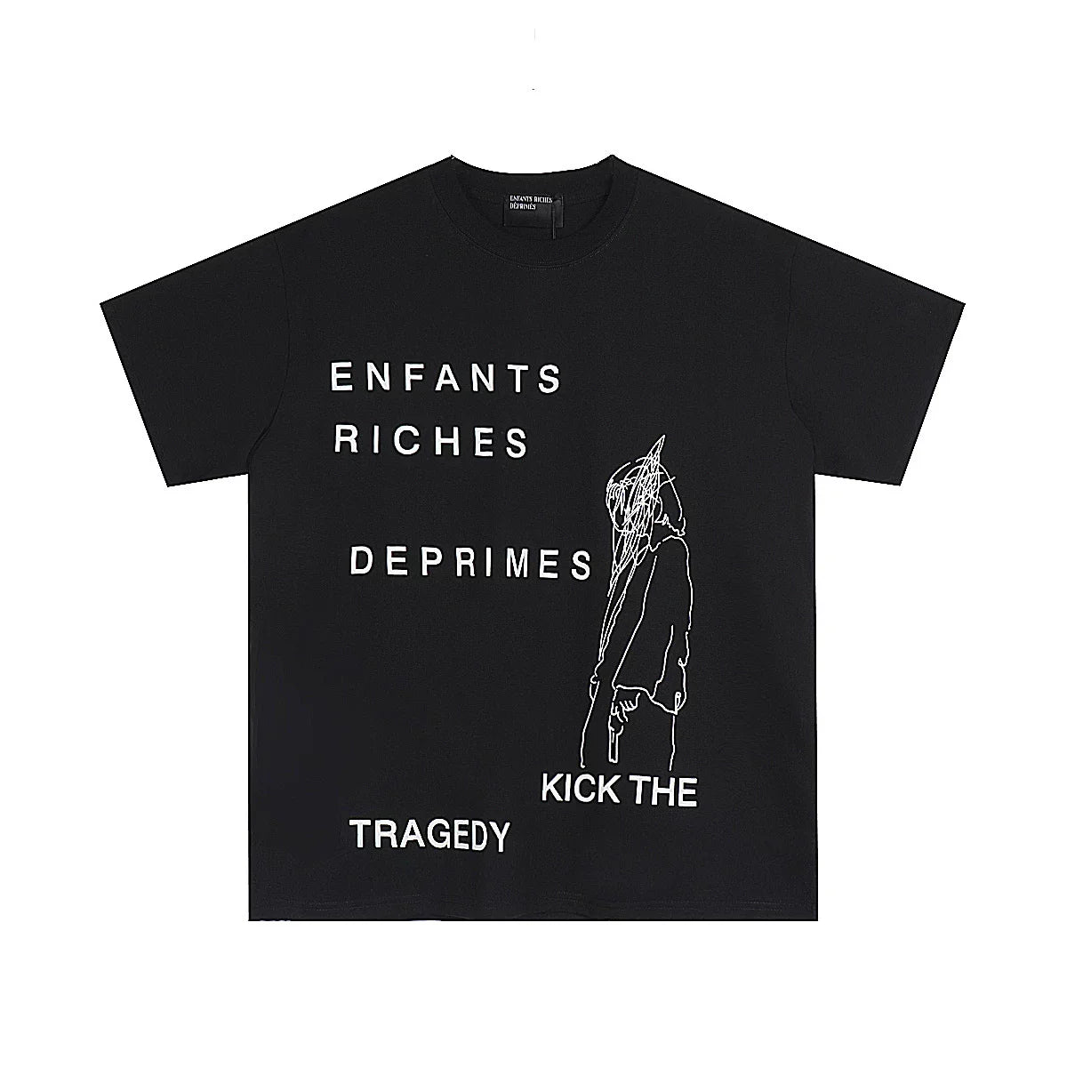 ERD melancholic rich second-generation washed old vtg short sleeved American trendy brand cleanfit heavyweight high street T-shirt for men (77)
