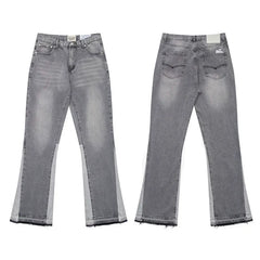 Gallery Dept Grey Splice Flare Jeans