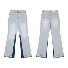 Gallery Dept Two‑Tone Inner‑Splice Flare Jeans