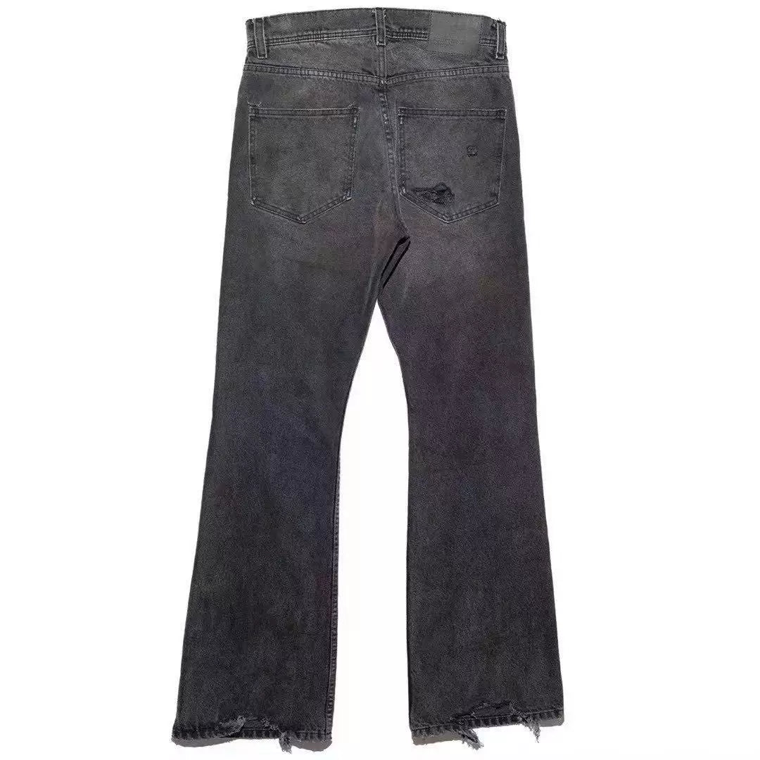 ERD25ss new melancholic second-generation knife cut hole hand-painted distressed jeans and pants in stock