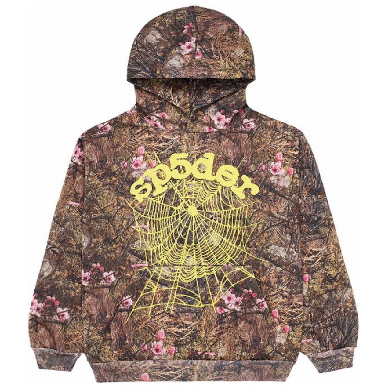 Sp5der Floral Camo Tracksuit — Brown