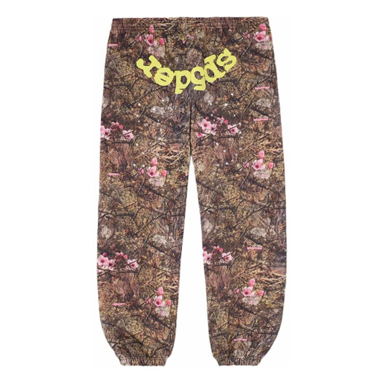 Sp5der Floral Camo Tracksuit — Brown