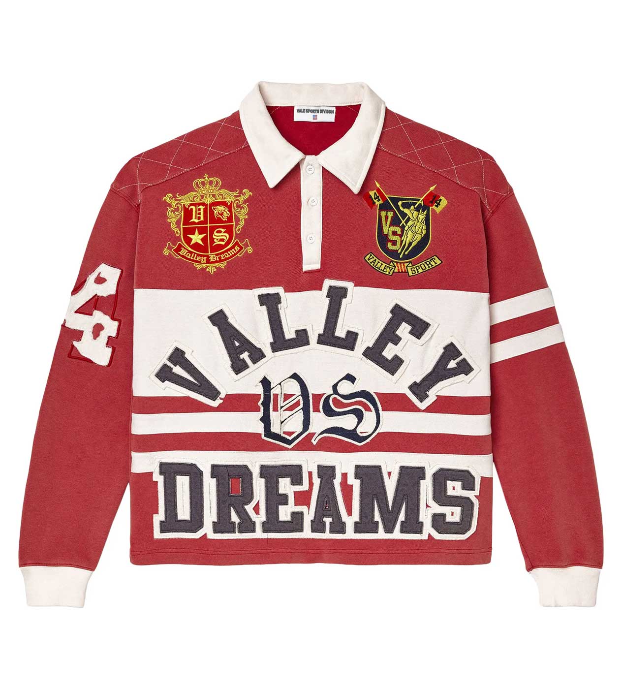 Vale Forever Dreams Rugby L/S Red