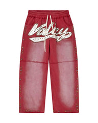 Vale Forever Skittles Sweatpants — Red
