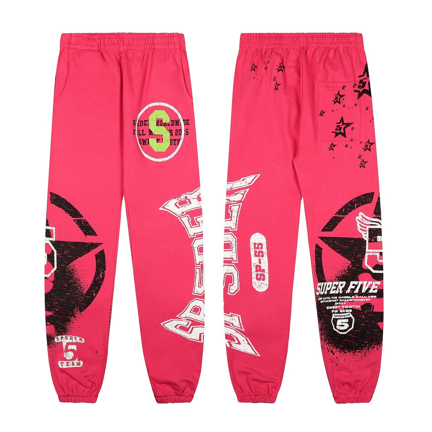 Sp5der SP-55 Team Tracksuit — Hot Pink