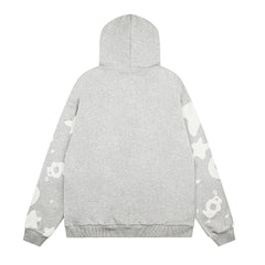 Sp5der Star Print Tracksuit — Grey