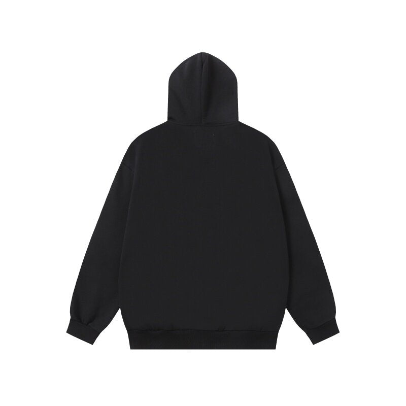 Sp5der Sleeve Logo Zip Hoodie — Black